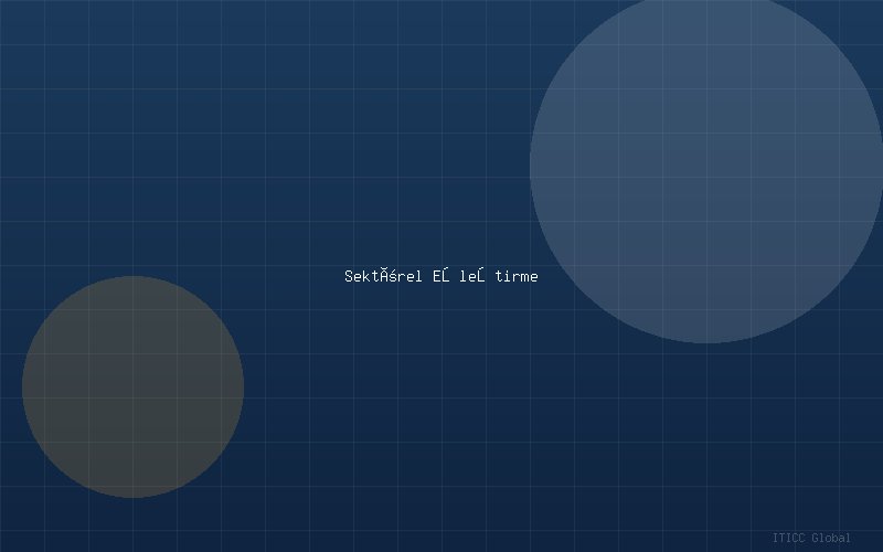 Sektörel Eşleştirme